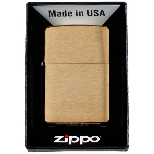 Feuerzeug Zippo  "Brushed Brass"