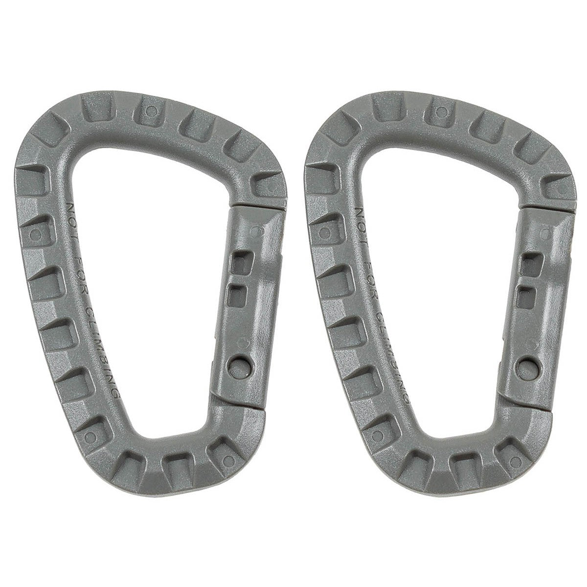 Karabiner, Plastik, D 7 mm x 8,5 cm, 2er Pack