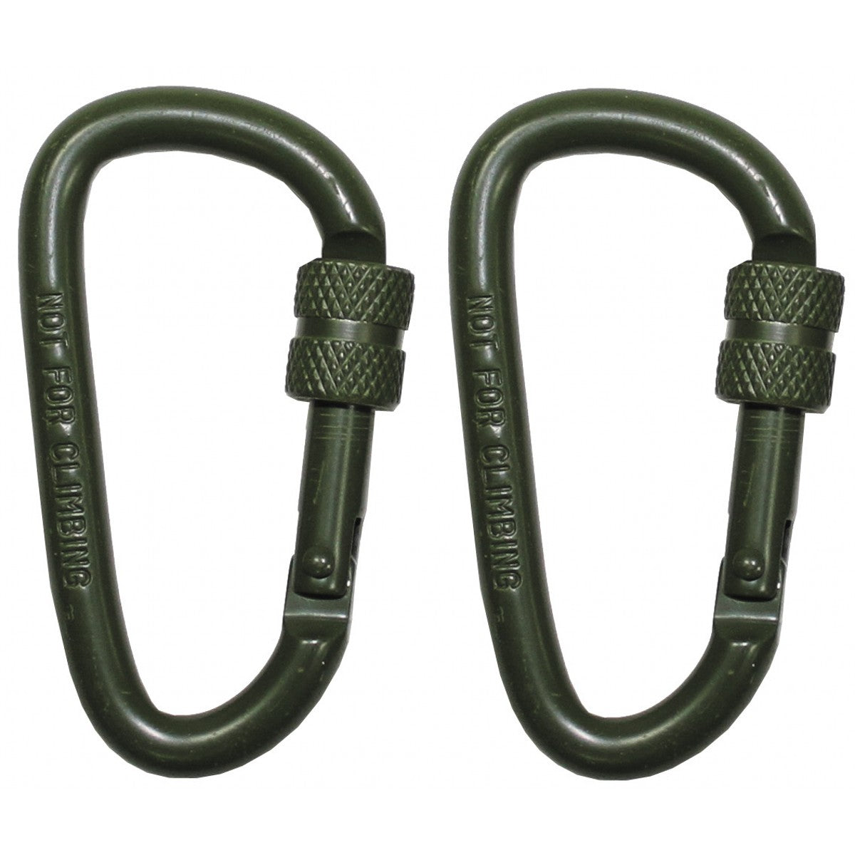 Karabiner, Schraubverschluss, D 6mm x 6cm