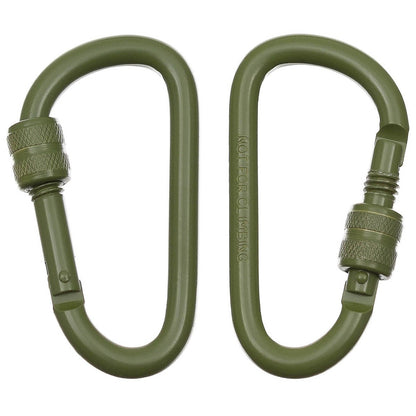 Karabiner, Schraubverschluss, D 8mm x 8cm, 2er Pack