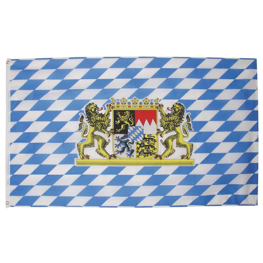 Flagge Bayern mit Löwe