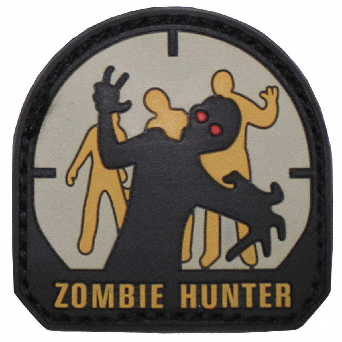 Klettabzeichen 3D "Zombie Hunter"